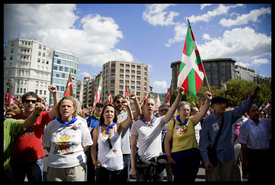 Manifestation à Bilbao
