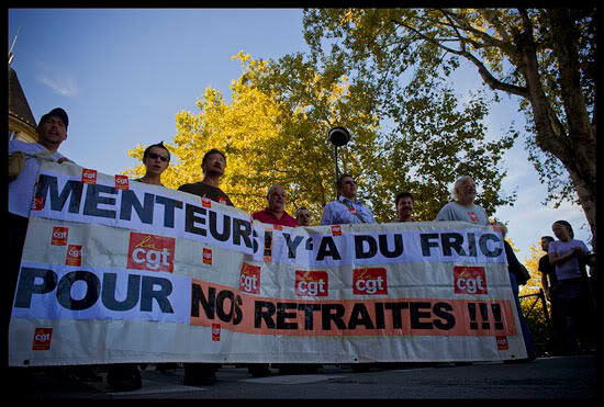 Manifestation contre la réforme des retraites à Annecy