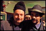 eric roset with gypsies from Romania in Geneva
